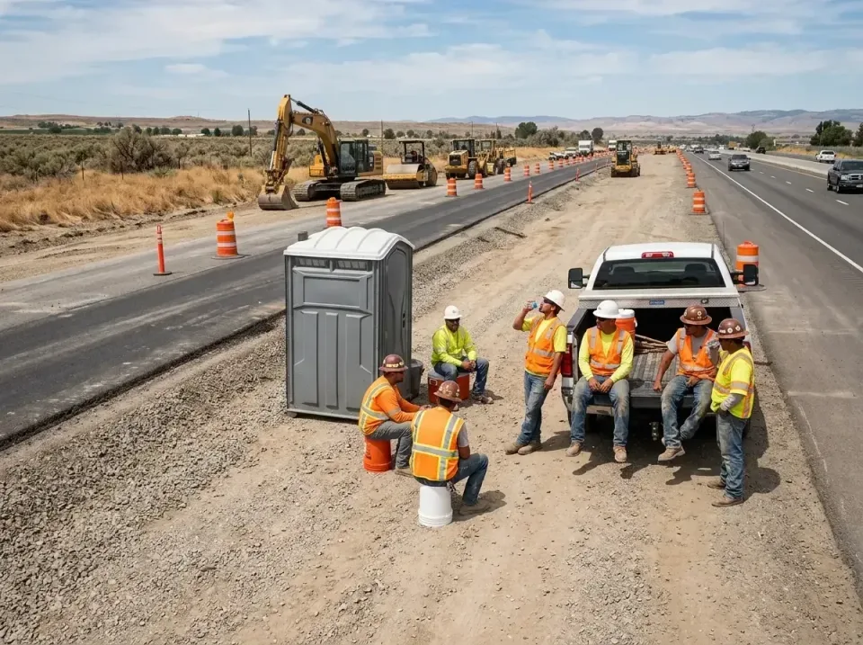 highway-road-construction-crew-007 — frequently asked questions, Porta Potty and Restroom Rentals in Yuba City, CA